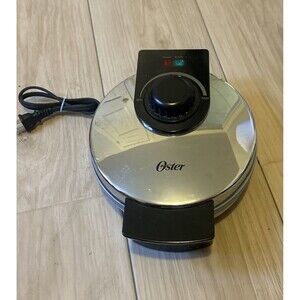Oster Dura Ceramic Belgian Waffle Maker Stainless Steel CKSTWF1502-TECO Tested